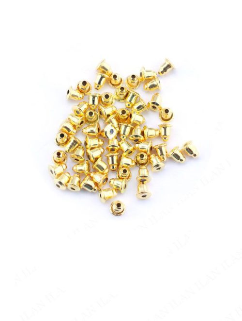 Oorbelsluitingen goud metaal ø3,6*6mm