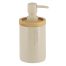 Zeepdispenser polyresin beige naturel 280ml