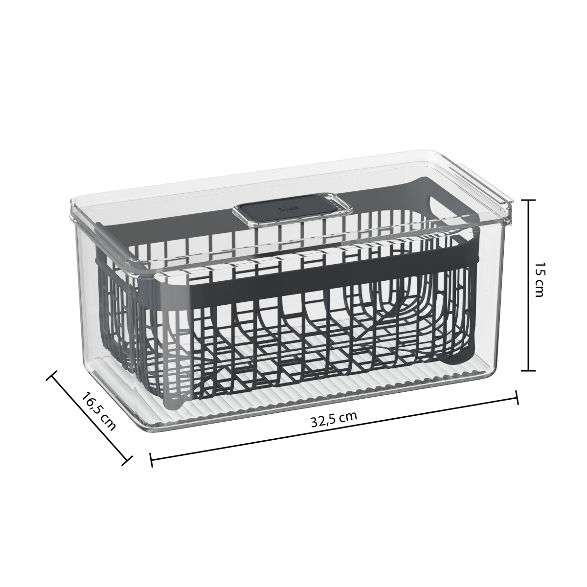 Koelkast opbergbak 32x16cm