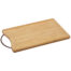 Snijplank bamboe met RVS handvat 33*20cm