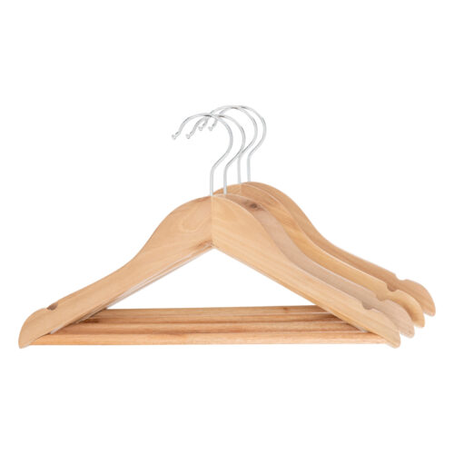 Houten kinderkledinghangers 32cm 4st