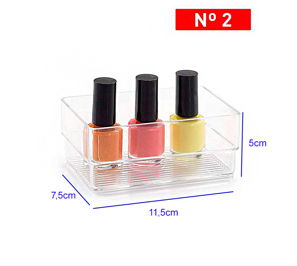 Lade organizer kunststof 11,5x7,5x5cm