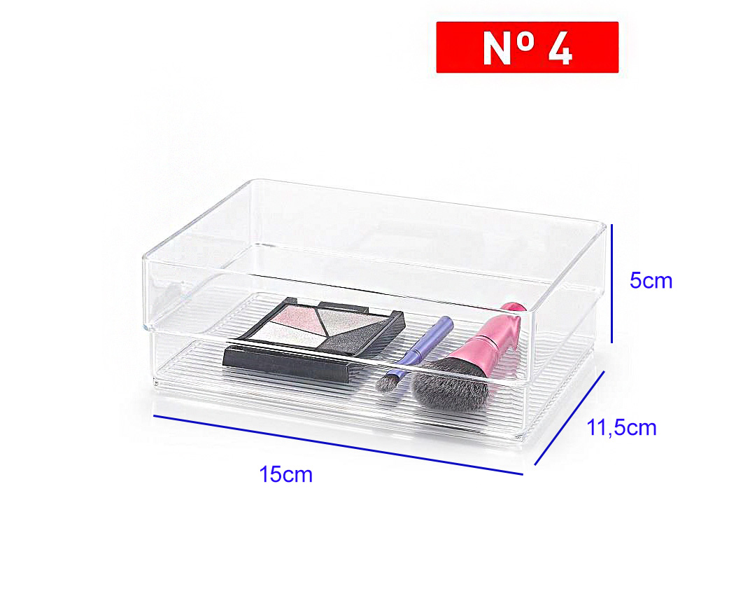 Lade organizer kunststof 15x11,5x5cm