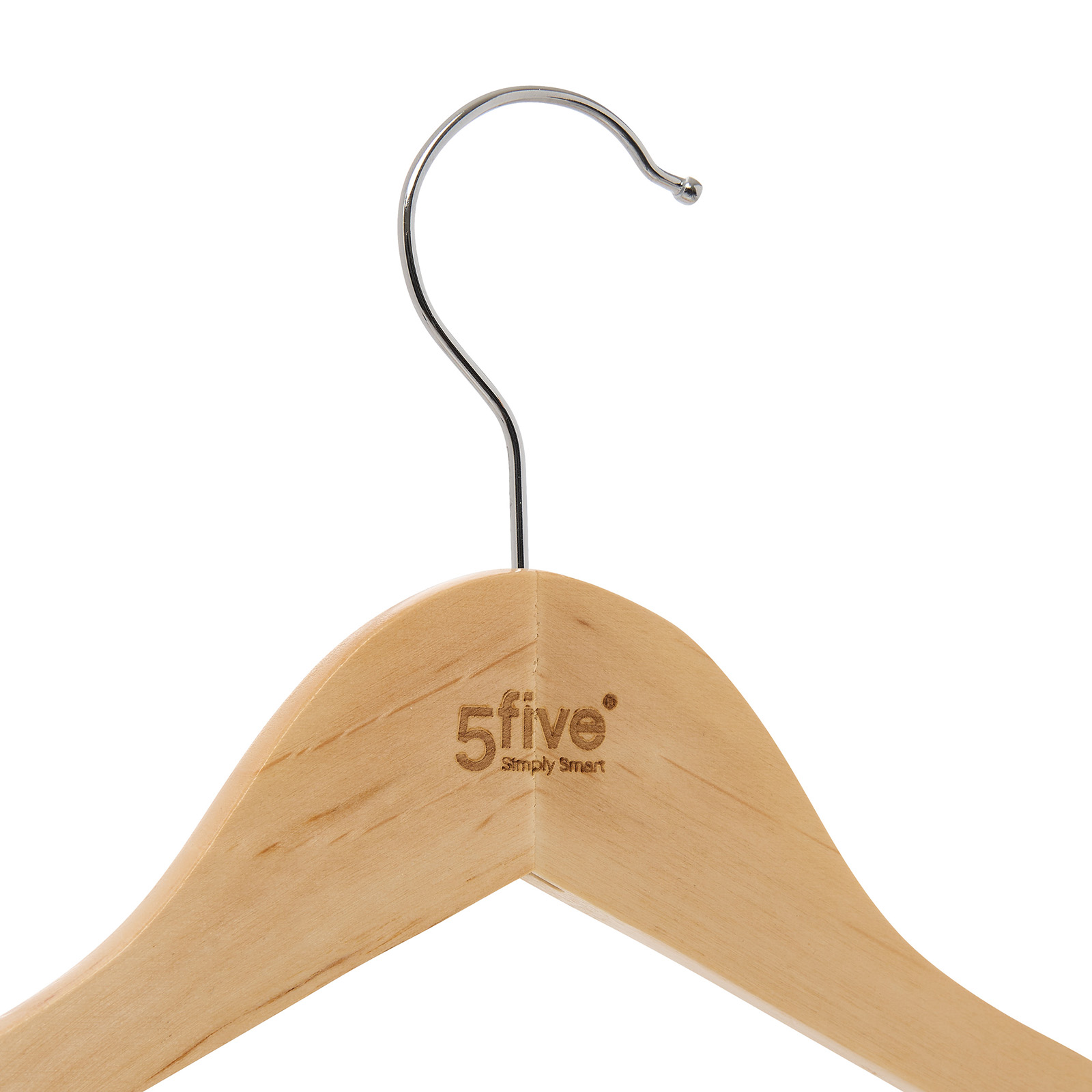 Houten kledinghangers 4 stuks