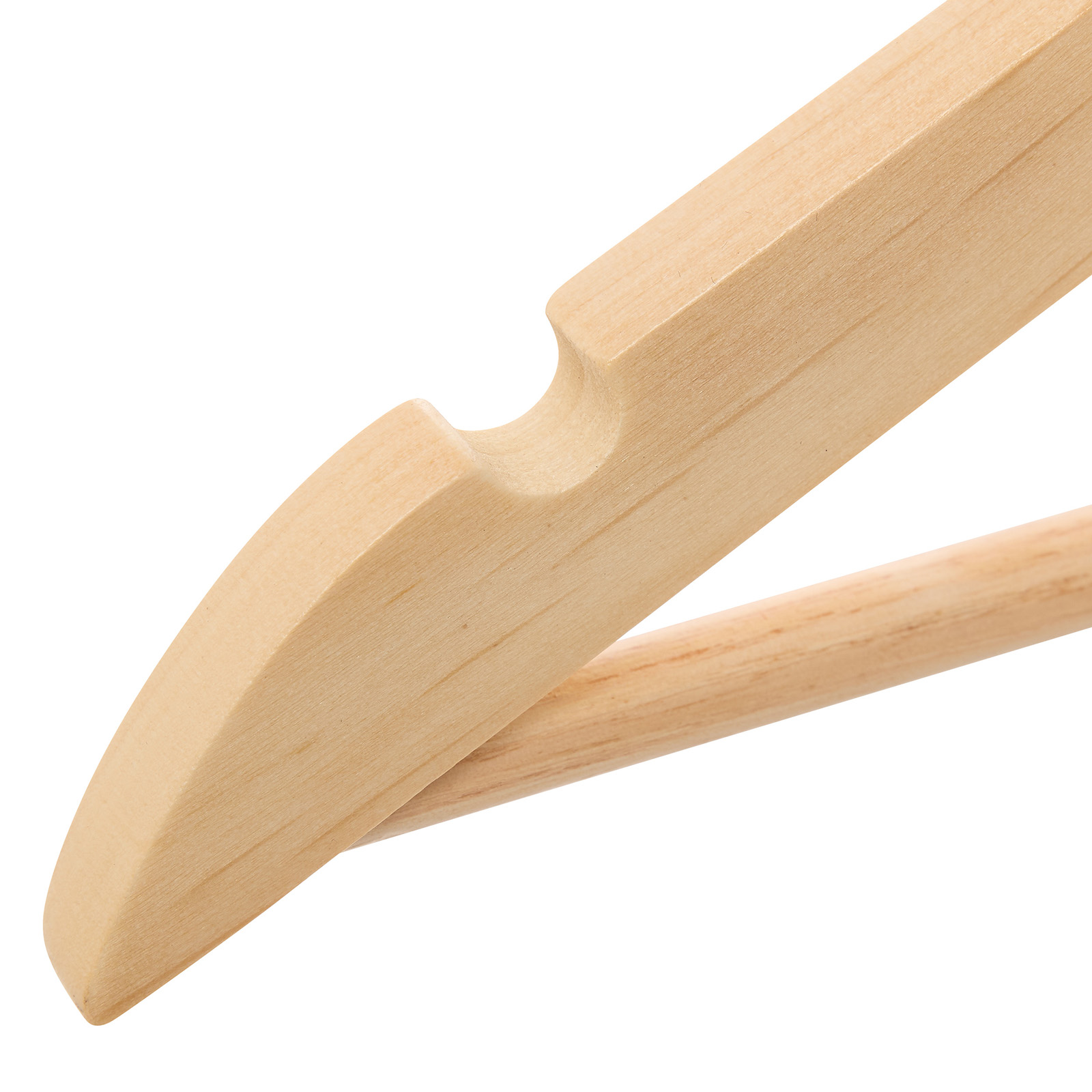 Houten kledinghangers 4 stuks