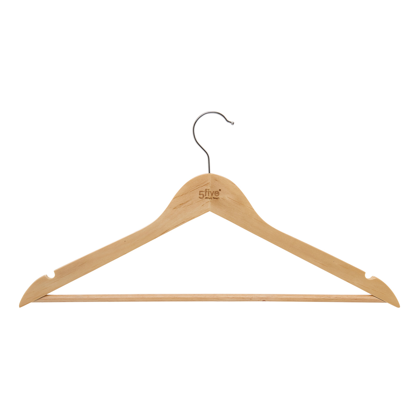 Houten kledinghangers 4 stuks