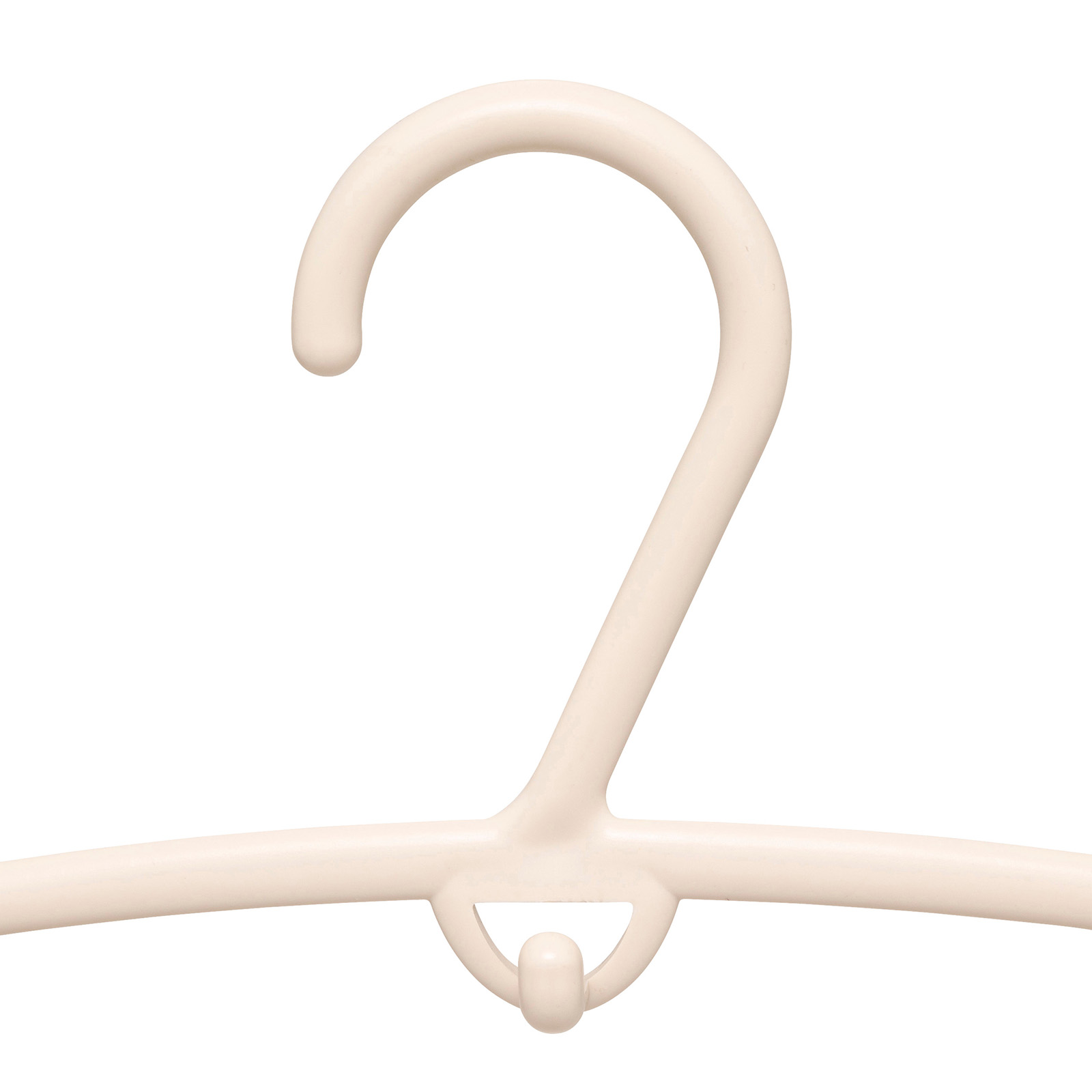 Kledinghangers met clips kunststof 34,4cm 4st