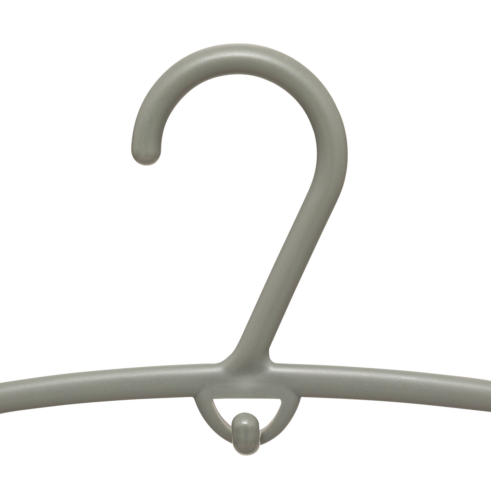Kledinghangers met clips kunststof 34,4cm 4st