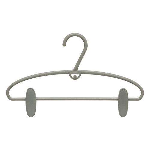 Kledinghangers met clips kunststof 34,4cm 4st
