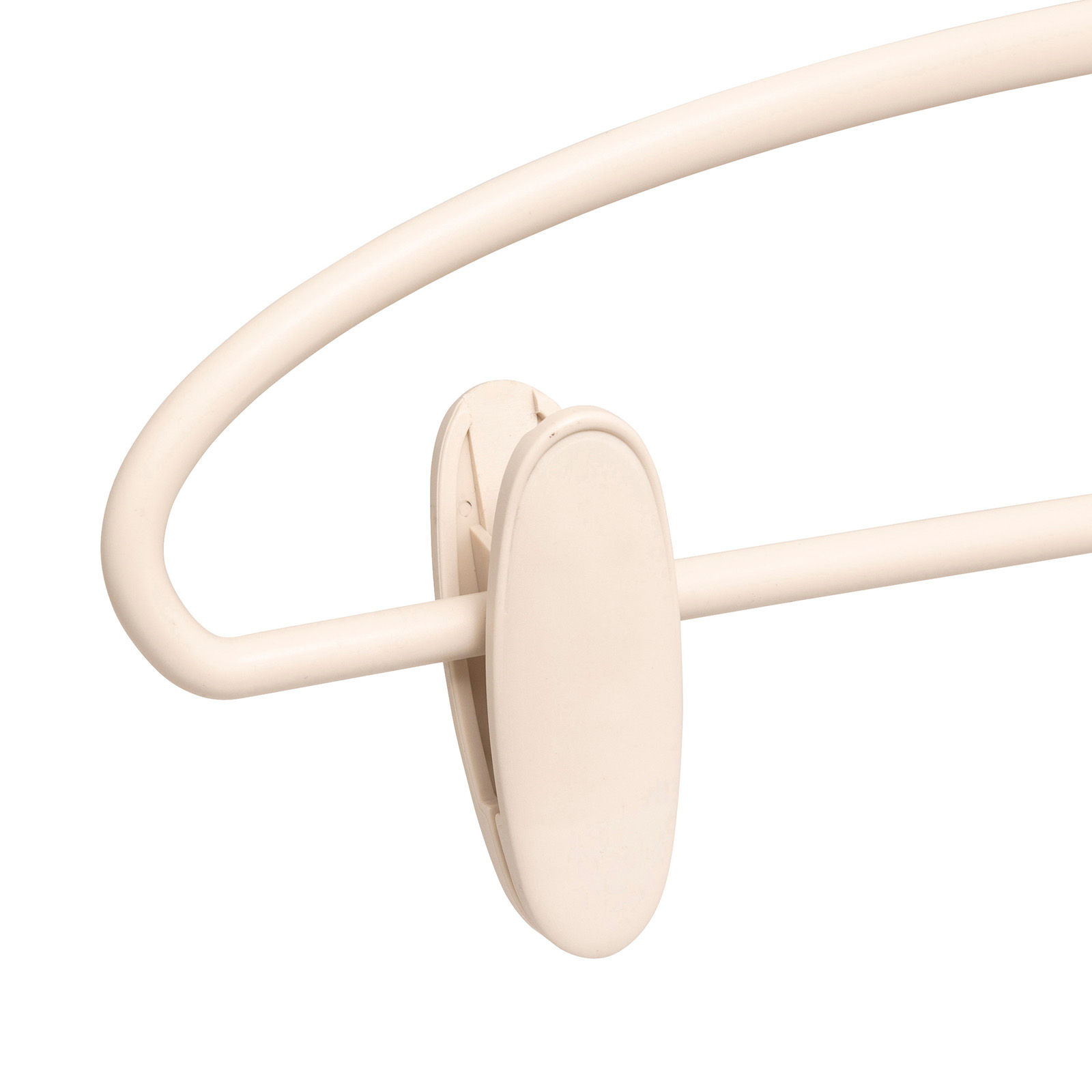 Kledinghangers met clips kunststof 34,4cm 4st