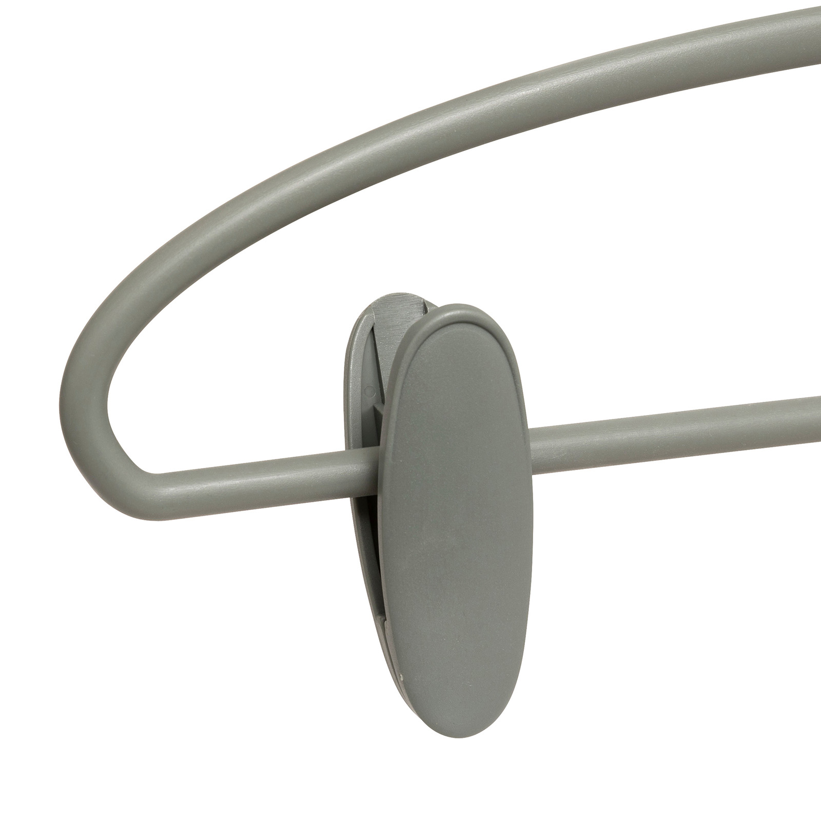 Kledinghangers met clips kunststof 34,4cm 4st