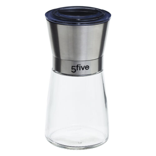 Kruidenmolen glas en RVS 160 ml 13,5cm