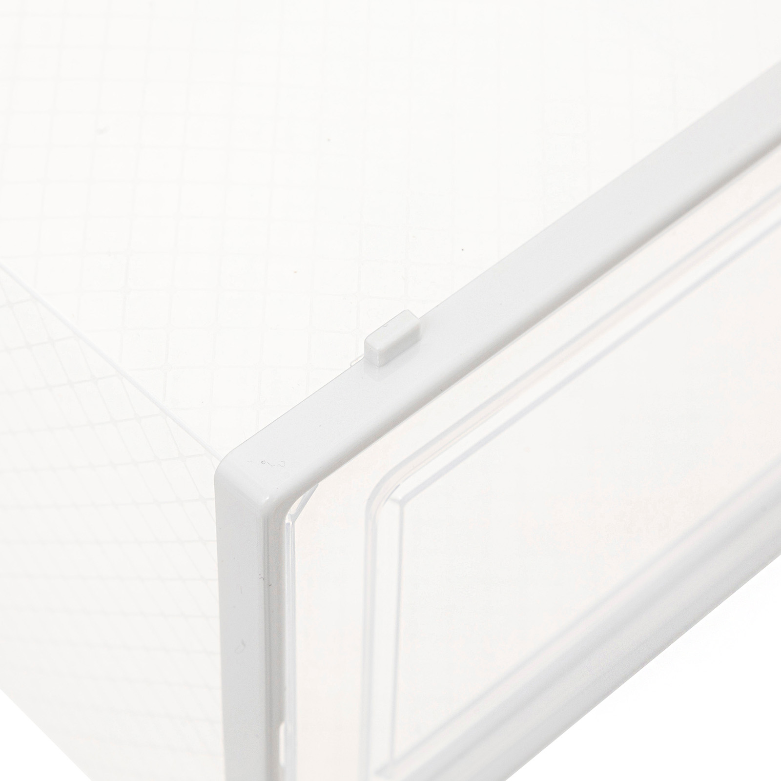 Schoenenbox stapelbaar transparant L 25x35x18,5cm