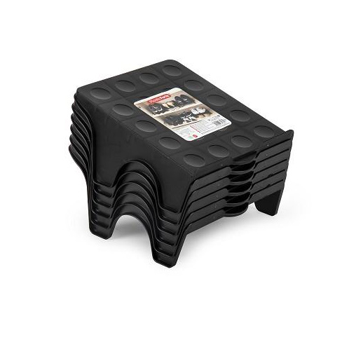 Stapelbare schoenenorganizer voor 2 paar 25 × 26,5cm