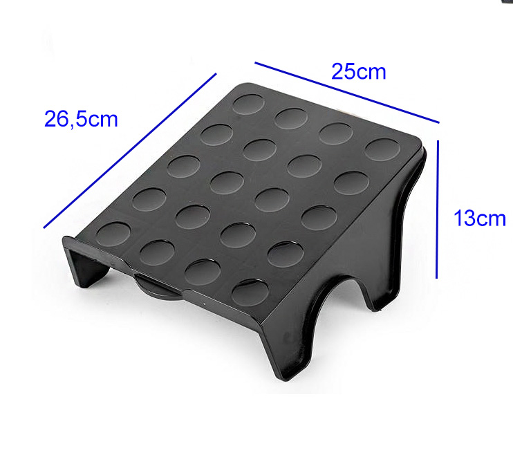 Stapelbare schoenenorganizer voor 2 paar 25 × 26,5cm