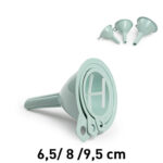 Trechterset kunststof 3-delig 6,5/8/9,5 cm